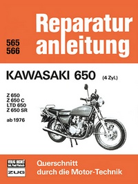 Kawasaki 650  (4 Zyl.)  ab 1976 - Z 650 / Z 650 C / LTD 650 / Z 650 SR