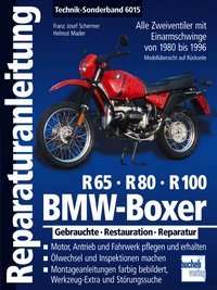 BMW Boxer R65, R80, R100 - Zweiventil-Boxer mit Einarmschwinge von 1980 bis 1996