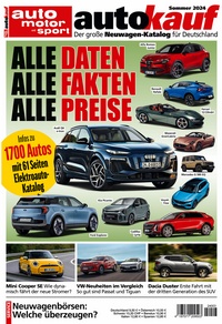 autokauf 03/2024 Sommer - Der große Neuwagen-Katalog für Deutschland